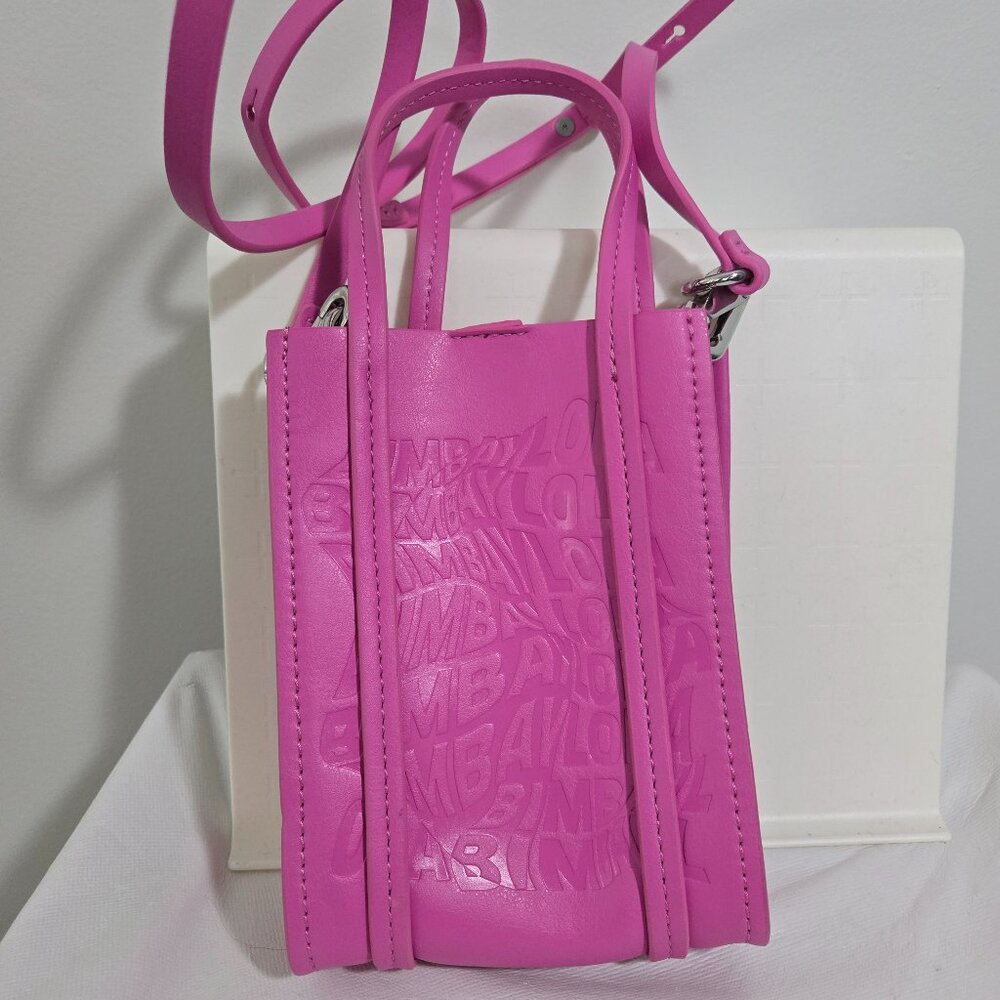 Bimba y Lola mini tote bag in fuchsia pink